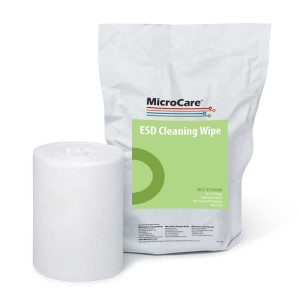 PRESATURATED ESD CLEANING WIPES, MCC-EC00WR, 8' x 5'', REFILL OF 100 WIPES